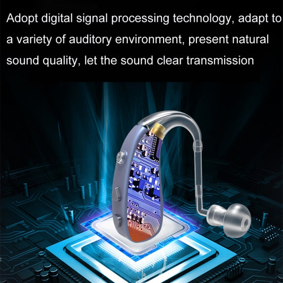 EN-T201A Digital Machine Elderly Charging Hearing Aid Sound Amplifier(Black)