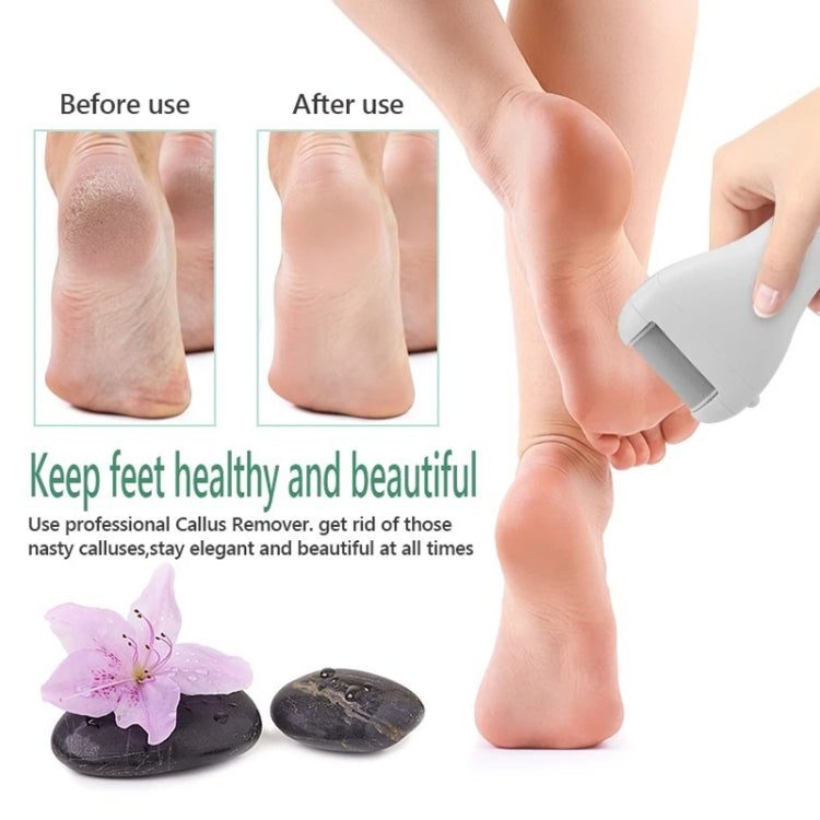 Electric Foot Grinder Digital Display USB Pedicure Peeling(Pink)