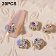 20 PCS Nail Jewelry Stacked Diamond Nail Sticker Accessories(H525 Small AB) - free shipping - PMC TechLife - Order now!