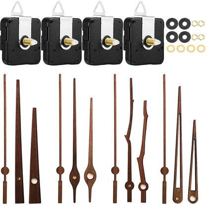 Quartz Clock Dial Repair Kit DIY Wall Clock Parts,Spec: 4 Movements+4 Sets Needles - free shipping - PMC Jewellery - Order now!