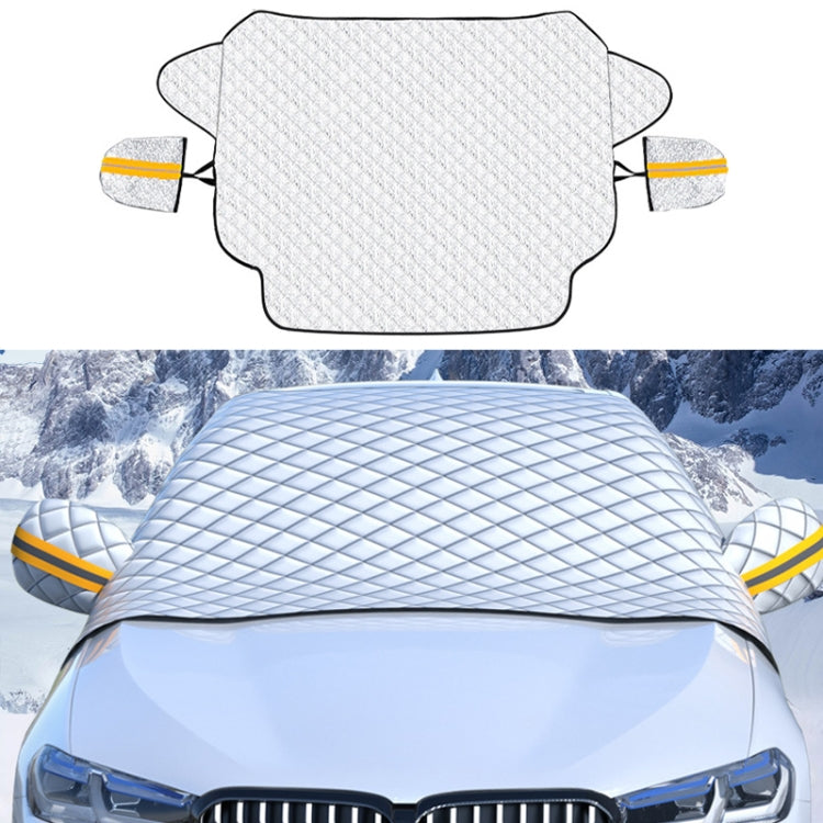 SUITU R-3945 Car Winter Front Glass Snow Shield Defrost Sunshade Thickened Car Clothing, Style: Non-magnet With Earmuffs - free shipping - PMC TechLife - Order now!
