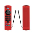 2 PCS Y27 For Alexa Voice Remote 3rd Gen Silicone Non-slip Protective Cover(Red) - Remote Control Covers by PMC TechLife | Online Shopping South Africa | PMC TechLife