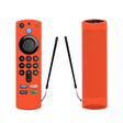 2 PCS Y27 For Alexa Voice Remote 3rd Gen Silicone Non-slip Protective Cover(Orange) - Remote Control Covers by PMC TechLife | Online Shopping South Africa | PMC TechLife