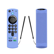 2 PCS Y27 For Alexa Voice Remote 3rd Gen Silicone Non-slip Protective Cover(Luminous Blue)