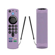 2 PCS Y27 For Alexa Voice Remote 3rd Gen Silicone Non-slip Protective Cover(Luminous Purple) - Remote Control Covers by PMC TechLife | Online Shopping South Africa | PMC TechLife