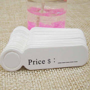 100pcs /Set Small Retro Baking Label DIY Jewelry Price Tag Bookmark Gift Card, Specification: Price White