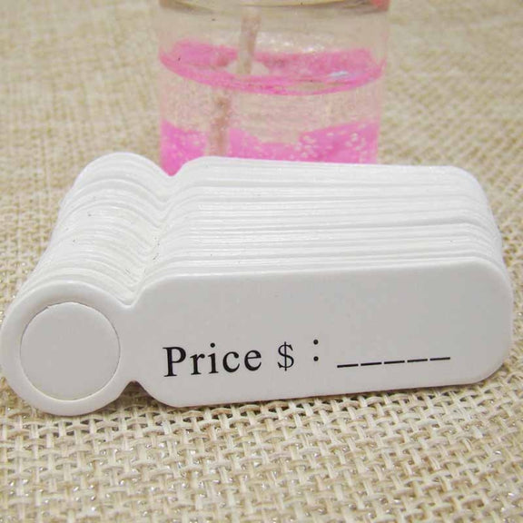 100pcs /Set Small Retro Baking Label DIY Jewelry Price Tag Bookmark Gift Card, Specification: Price White