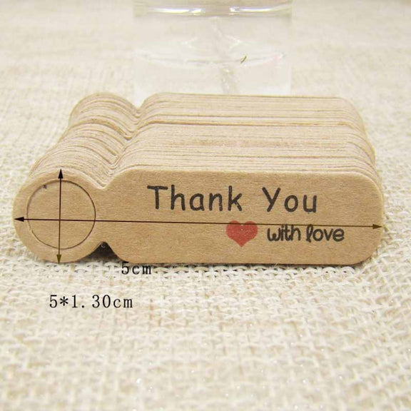 100pcs /Set Small Retro Baking Label DIY Jewelry Price Tag Bookmark Gift Card, Specification: Price White