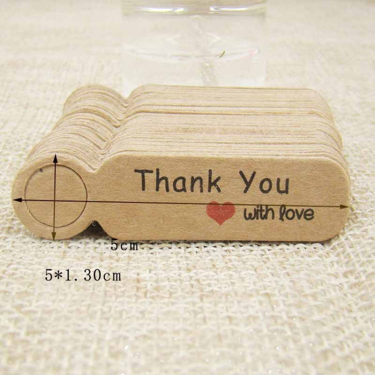 100pcs /Set Small Retro Baking Label DIY Jewelry Price Tag Bookmark Gift Card, Specification: Handmade White