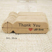 100pcs /Set Small Retro Baking Label DIY Jewelry Price Tag Bookmark Gift Card, Specification: Price Cowhide