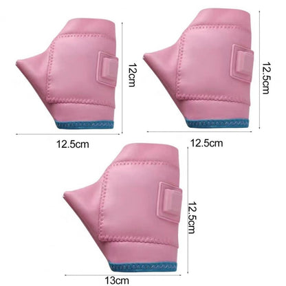 1 Pair Adjustable Temperature Rechargeable Intelligent Electric Heating Gloves Half Finger Gloves, Size: M(Black) - free shipping - PMC Jewellery - Order now!