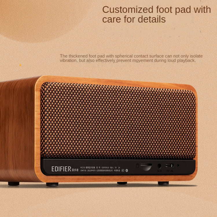 Edifier M230 Retro Classic Desktop Portable Wireless Bluetooth 5.0 Wood Speaker - free shipping - PMC TechLife - Order now!