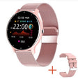 BW0223 Heart Rate/Blood Oxygen/Blood Pressure Monitoring Bluetooth Smart Calling Watch, Color: Mesh Pink - Smart Watches by PMC TechLife | Online Shopping South Africa | PMC TechLife | Buy Now Pay Later Mobicred