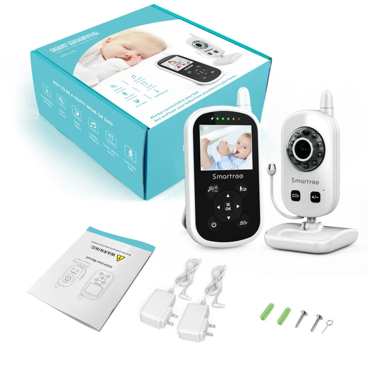 UU24 2.4 Inch Wireless Baby Monitor Camera Temperature Monitor 2 Way Audio VOX Lullaby EU Plug - free shipping - PMC Jewellery - Order now!