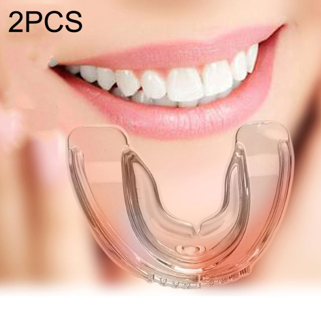 2PCS Adult Teeth Correction Night Anti-Grinding Fixing Silicone Tooth Corretor, Style: The First Stage