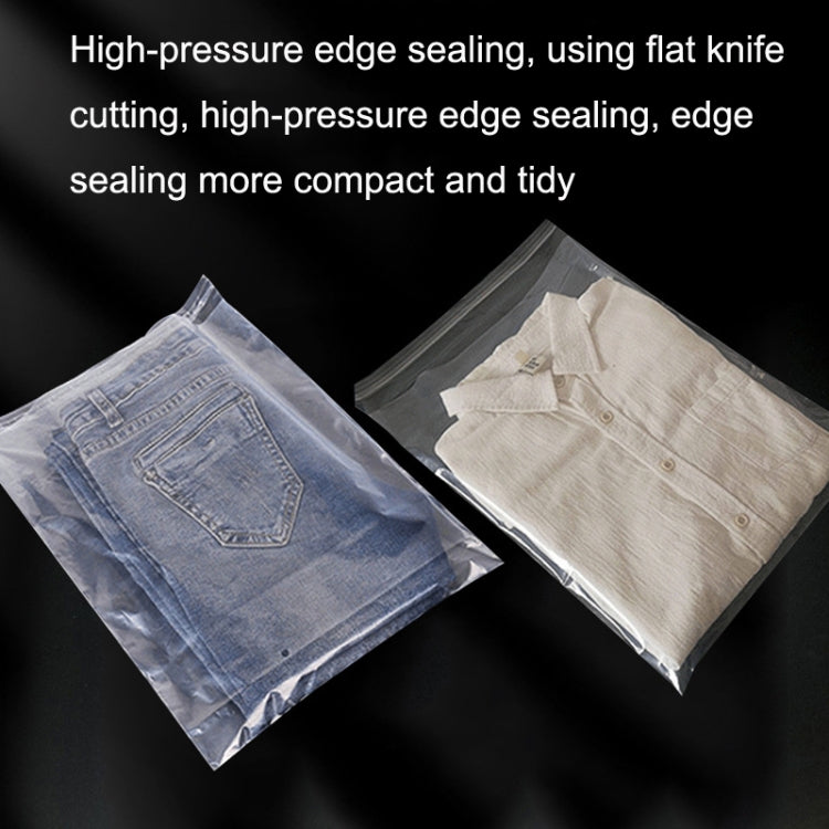 100 PCS / Set PE Clothing Packaging Bag Transparent Self-Stick Bag Jewelry Plastic Sealed Bag, Size:, Specification: 35x45cm - free shipping - PMC TechLife - Order now!