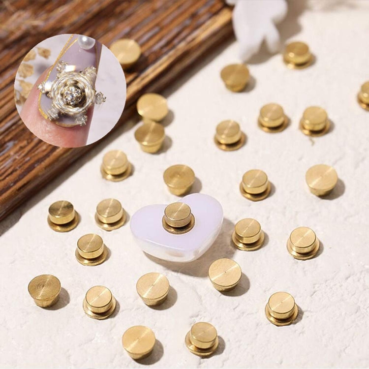 20pcs Metal Rotatable Bearing For DIY Crystal Jewelry Nail Art Decorations 4x5x2.5mm - free shipping - PMC TechLife - Order now!
