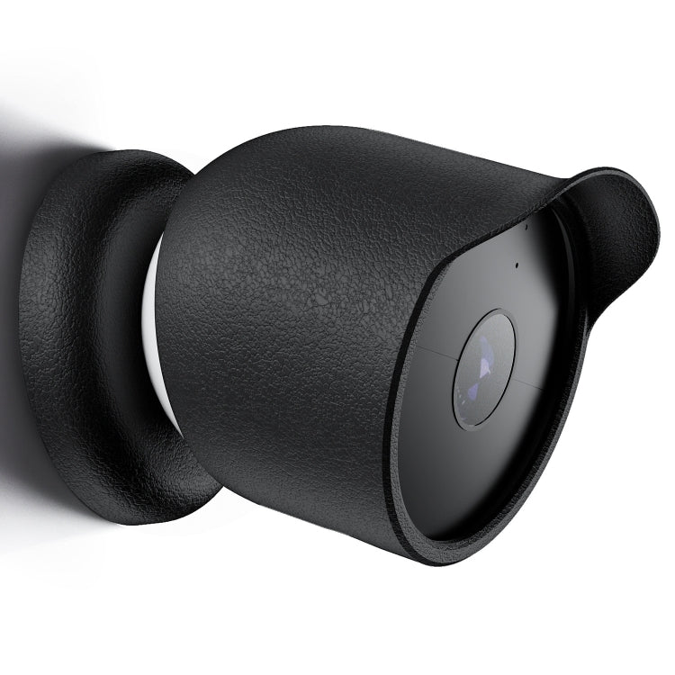 For Google Nest Camera Outdoor Silicone Water-Resistant Protective Cover(Black) - Camera Cases by PMC TechLife | Online Shopping South Africa | PMC TechLife