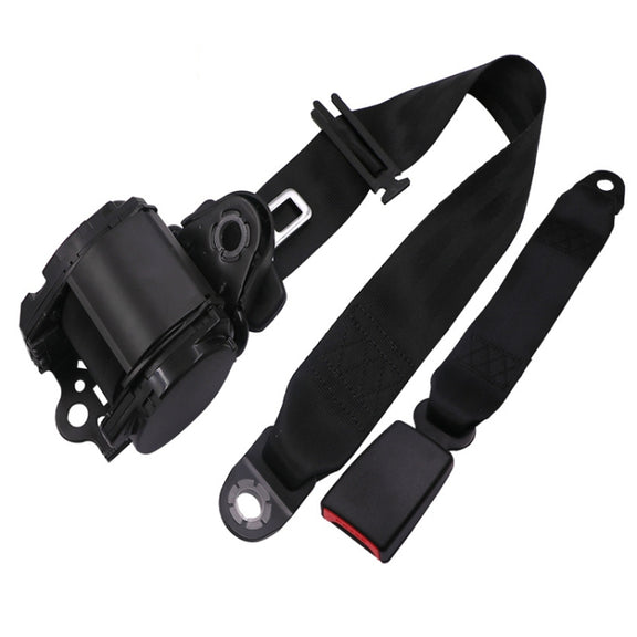 Universal 3-point Car Retrofit Seat Belt With Emergency Locking(Braided Straps)