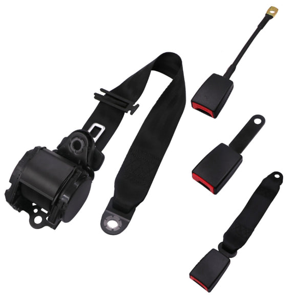 Universal 3-point Car Retrofit Seat Belt With Emergency Locking(Braided Straps)