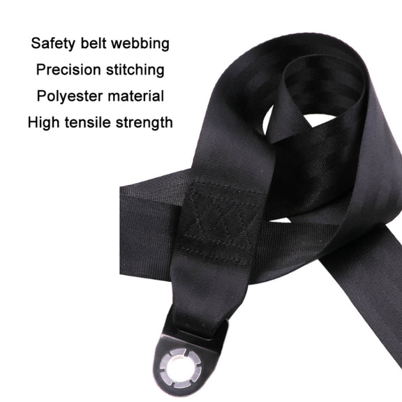 Universal 3-point Car Retrofit Seat Belt With Emergency Locking(Braided Straps)