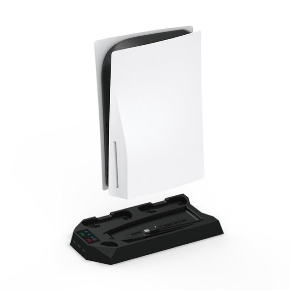 For PS5 DE/UHD 2 In 1 Handheld Console Cooling Stand Fan Base(White)