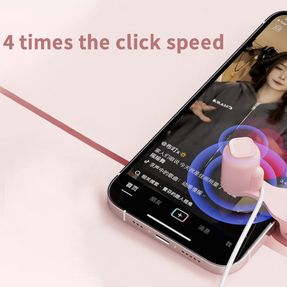 T2 Screen Clicker USB Grab Buyer Live Broadcast Automatic Screen Clicker(Pink)