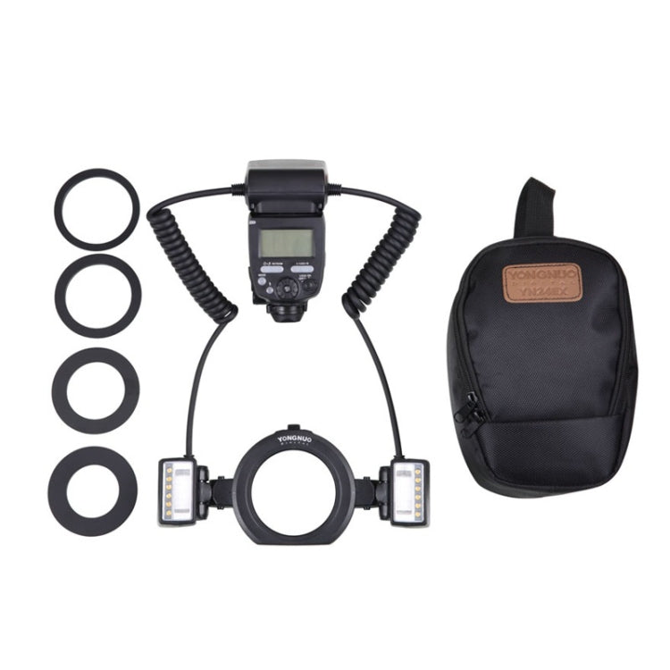 For Canon TTL Oral Insect Insect Teeth Ring Light YONGNUO YN24EX Macro Ring Flash Speedlite(Black) - free shipping - PMC TechLife - Order now!