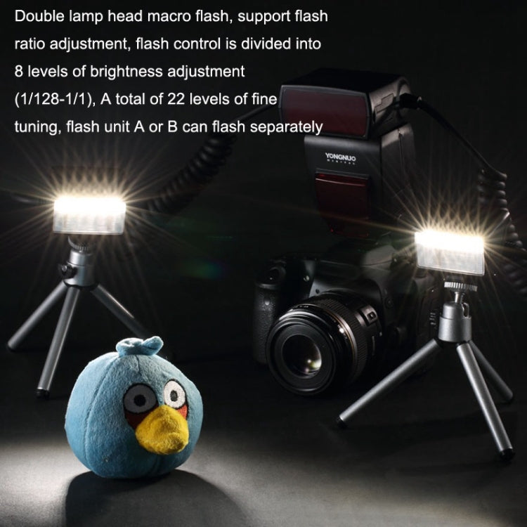 For Canon TTL Oral Insect Insect Teeth Ring Light YONGNUO YN24EX Macro Ring Flash Speedlite(Black) - free shipping - PMC Jewellery - Order now!