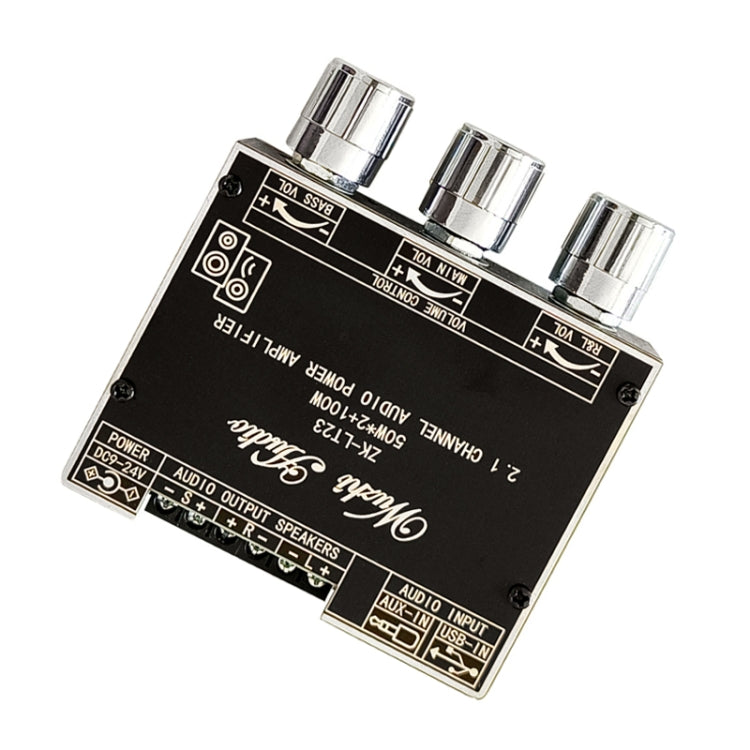 LT23 50W+100W 2.1 Channel TWS Bluetooth Audio Receiver Amplifier Module With Subwoofer - Breadboard / Amplifier Board by PMC TechLife | Online Shopping South Africa | PMC TechLife