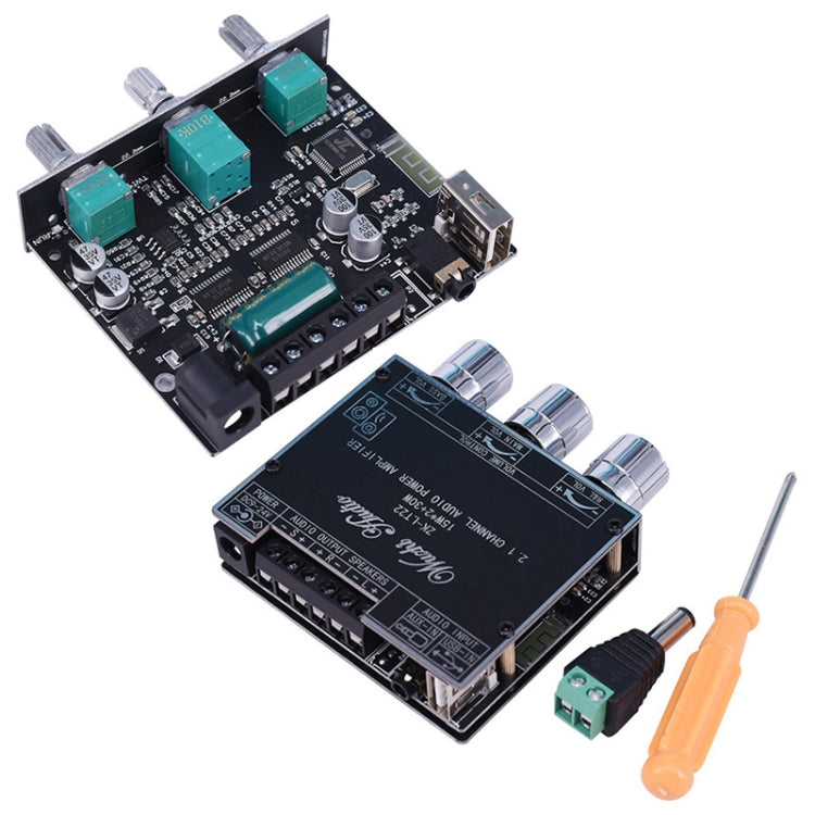 LT23 50W+100W 2.1 Channel TWS Bluetooth Audio Receiver Amplifier Module With Subwoofer - Breadboard / Amplifier Board by PMC TechLife | Online Shopping South Africa | PMC TechLife