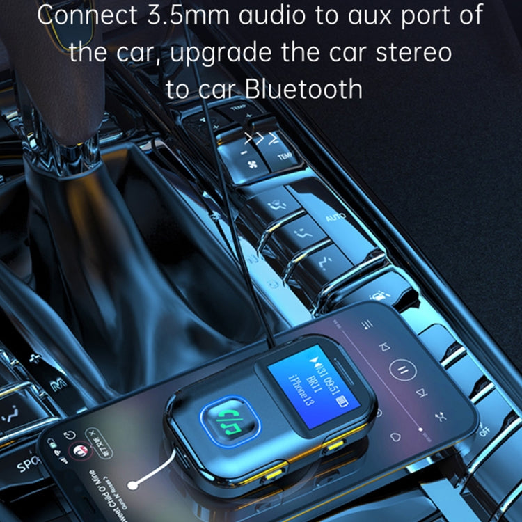 BR11 With Screen Bluetooth Audio Receiver MP3 Player - free shipping - PMC Jewellery - Order now!