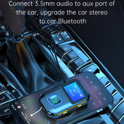 BR11 With Screen Bluetooth Audio Receiver MP3 Player
