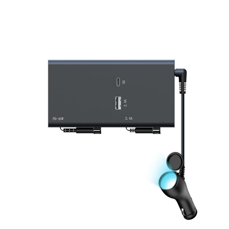 65W PD Dual Cable Retractable Fast Charging Car USB Charger(13th-generation) - Car Charger by PMC TechLife | Online Shopping South Africa | PMC TechLife