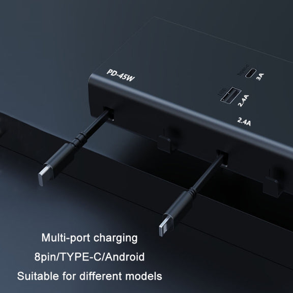 65W PD Dual Cable Retractable Fast Charging Car USB Charger(13th-generation)