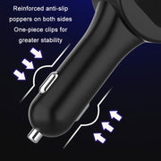 3 In 1 3.1A Dual USB Single Pull Retractable Fast QC3.0 Car Charger(Green)