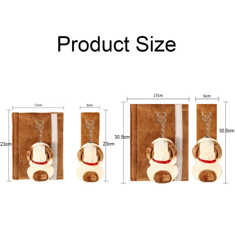 002 Cute Cartoon Thicked Seat Belt Anti-Strangled Protective Cushion, Length: 23cm (Gray Fox) - Seat Belts & Padding by PMC TechLife | Online Shopping South Africa | PMC TechLife | Buy Now Pay Later Mobicred