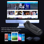 VR SHINECON SC-B03 VR Game Wireless Bluetooth Remote Control Handle Selfie Stick RC Video Playback(Black)