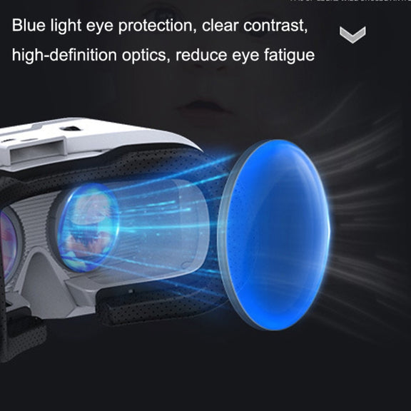 VR SHINECON G02EF Mobile Phone 3D Virtual Reality VR Game Helmet Glasses With Headset