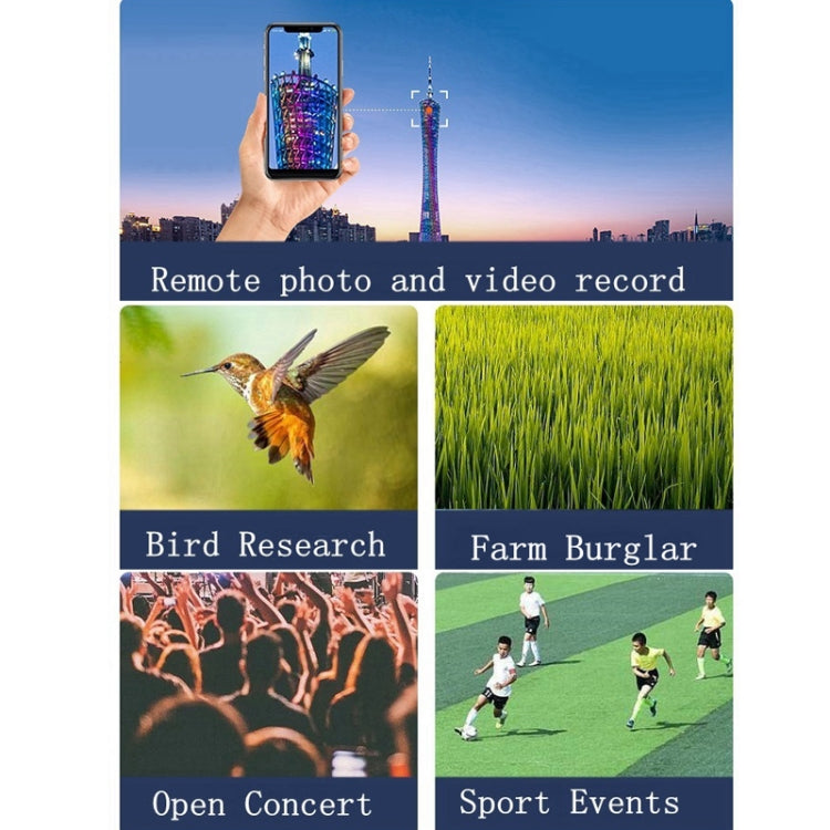 W007 WIFI Digital Telescope 70X Wireless Motion Detection Monitor Monocular With Metal Tripod