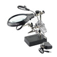 16129-C 2.5X/7.5X/10X LED Lighting Auxiliary Bracket Maintenance Magnifier(US Plug) - free shipping - PMC TechLife - Order now!