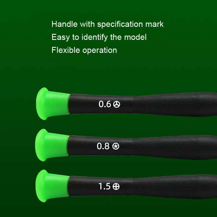 30pcs Color Hat Screw Batch Digital Mobile Phone Clock Maintenance Tool, Series: 1.5 Straight - Screwdriver by PMC TechLife | Online Shopping South Africa | PMC TechLife