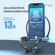 K69 Bluetooth Headset Sound Conduction Binoconic Business Sports Earphone(Black)