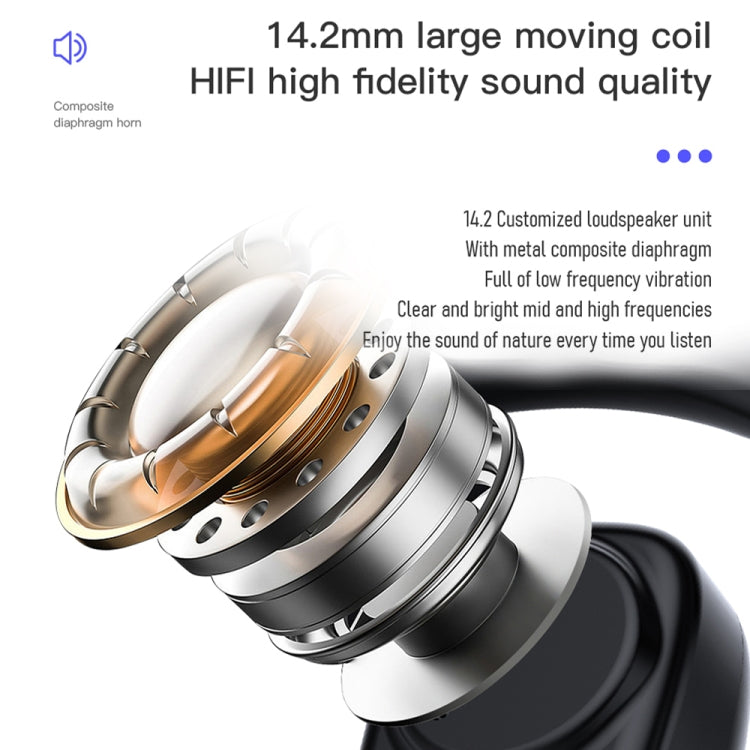 Bone Conduction Concepts Digital Display Stereo Bluetooth Earphones, Style: Single Ear(Green) - Bluetooth Earphone by PMC TechLife | Online Shopping South Africa | PMC TechLife