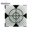 FP001 Diamond Tunnel Mapping Reflective Sticker Monitoring Measurement Point Sticker, Size: 60x60mm With Triangle - free shipping - PMC TechLife - Order now!