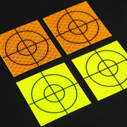 FP001 Diamond Tunnel Mapping Reflective Sticker Monitoring Measurement Point Sticker, Size: 60x60mm With Triangle