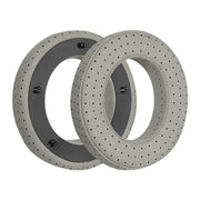 For Focal Clear MG Pro 1pair Leather Breathable and Comfortable Headset Cover, Color: Fiber Gray