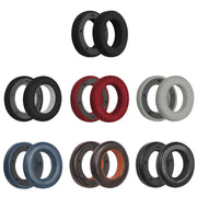 For Focal Clear MG Pro 1pair Leather Breathable and Comfortable Headset Cover, Color: Lambskin Black