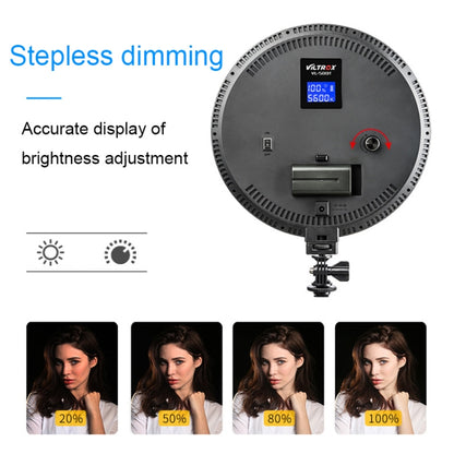 VILTROX VL-500T Intelligent Digital Display Circular LED Photography Fill Light - free shipping - PMC Jewellery - Order now!