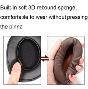For Edifier W855BT 1pair Headset Soft and Breathable Sponge Cover, Color: Black